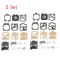Set of 2 Carb Rebuild Kits for Walbro K20-WAT WA WT (Echo Husqvarna Stihl)