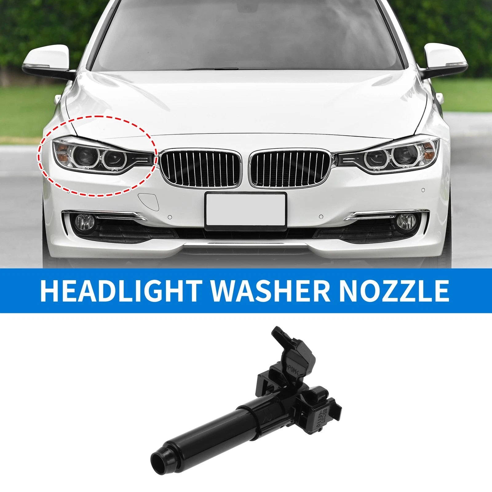 Front Passenger Side Headlight Washer Nozzle for Lexus RX350 (2016–2018)