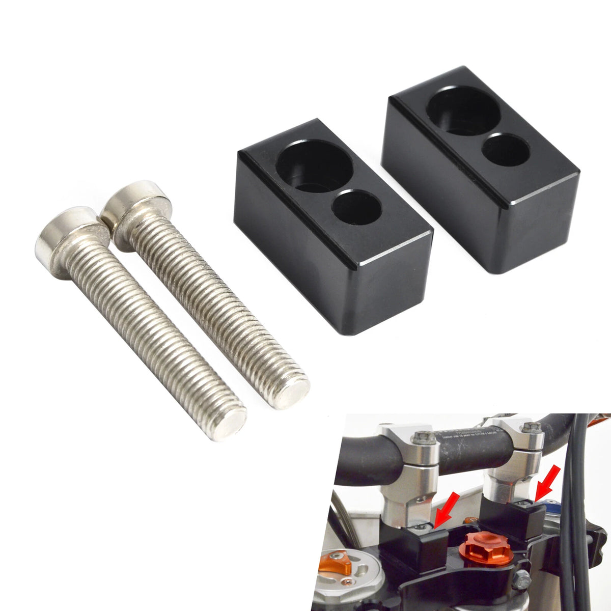 22mm Handlebar Riser Kit for KTM 1290 Super Adventure S (2018–2022)