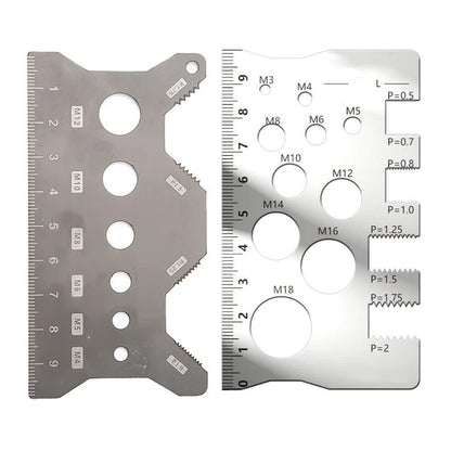 2X Screw Thread Pitch Gauge for Exact Measurements