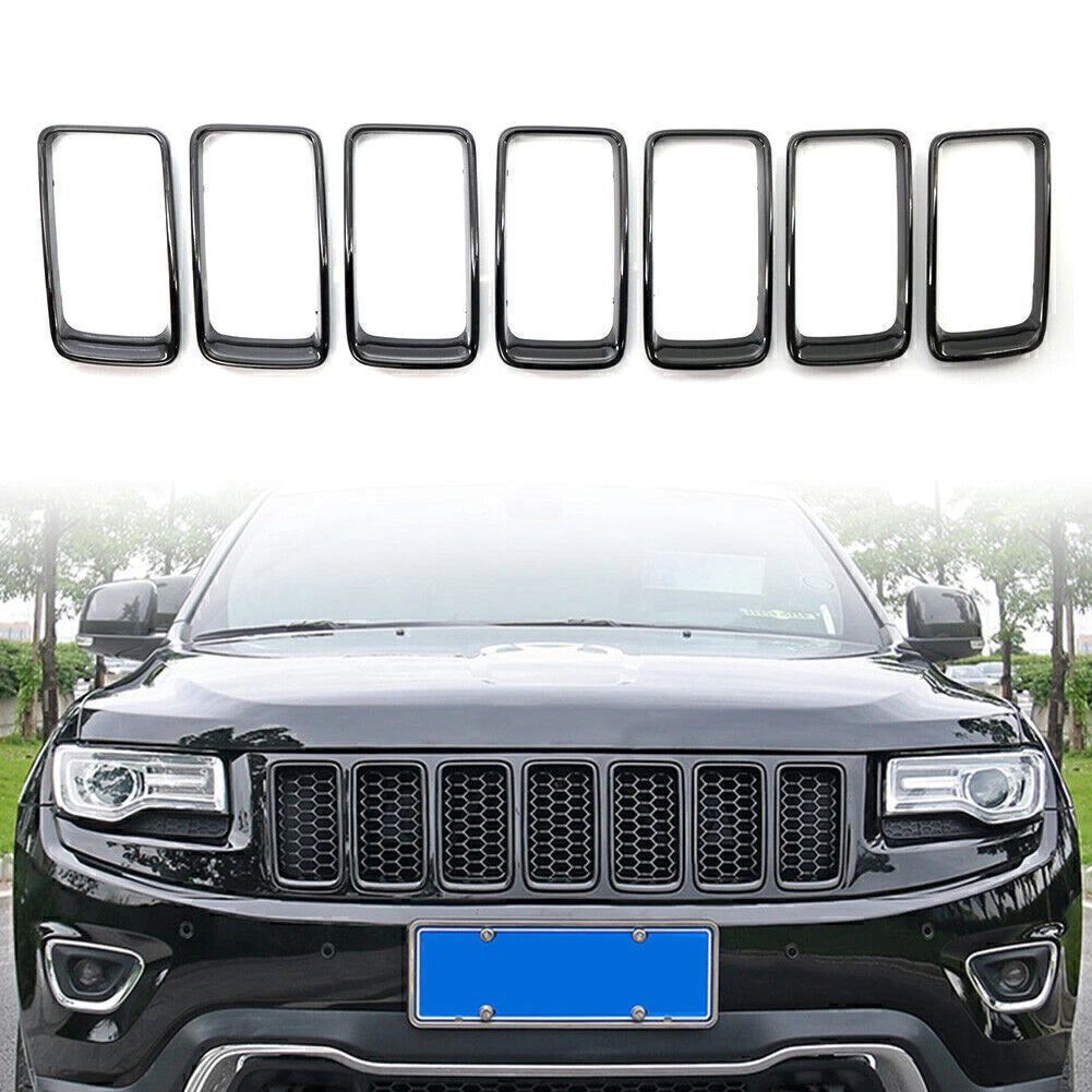 Front Grille Insert Trim for Jeep Grand Cherokee (2014–2016) Black