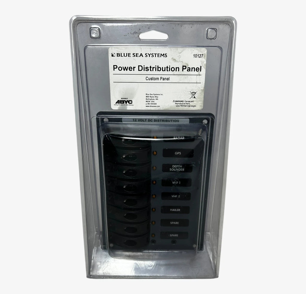 Power Distribution Panel 8 Position for Blue Sea Systems (12V)