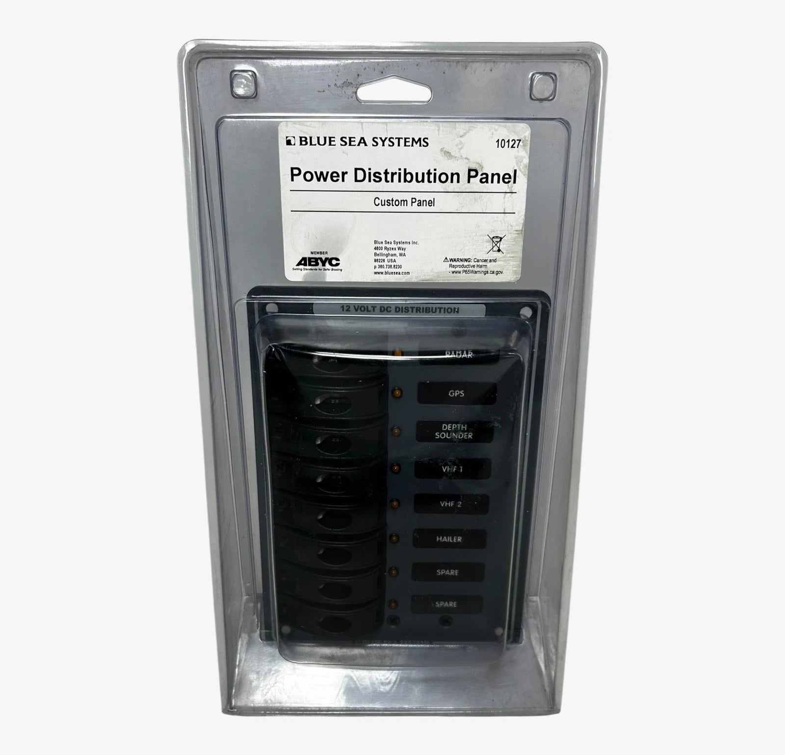 Power Distribution Panel 8 Position for Blue Sea Systems (12V)