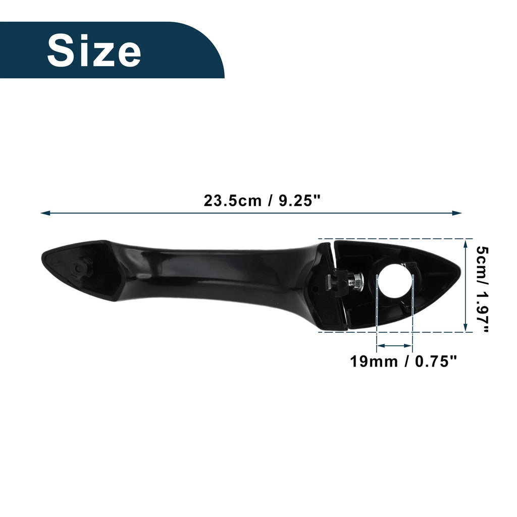 Front Left Exterior Door Handle for BMW X5 E53 (2000–2006) No. 51218257737 Black