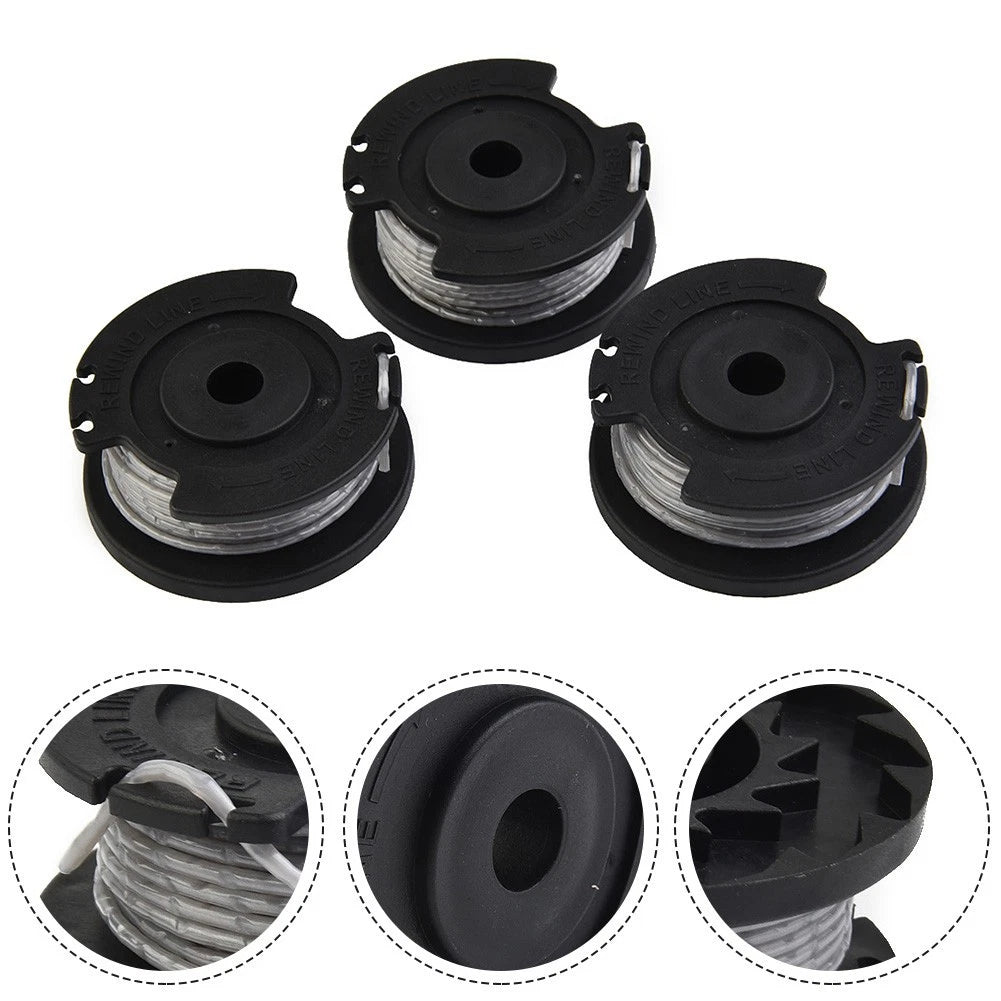 3 PCS Spool & Line for Bosch Easygrasscut 18-230, 18-260