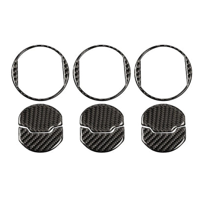 Carbon Fiber Interior Vent Spout Frame Trim for Ford Mustang (2015–2019)