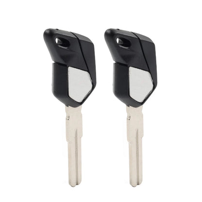Uncut Blade Blank Key 2pcs For MV Agusta F4 1000 Brutale 920 990 1090 Black