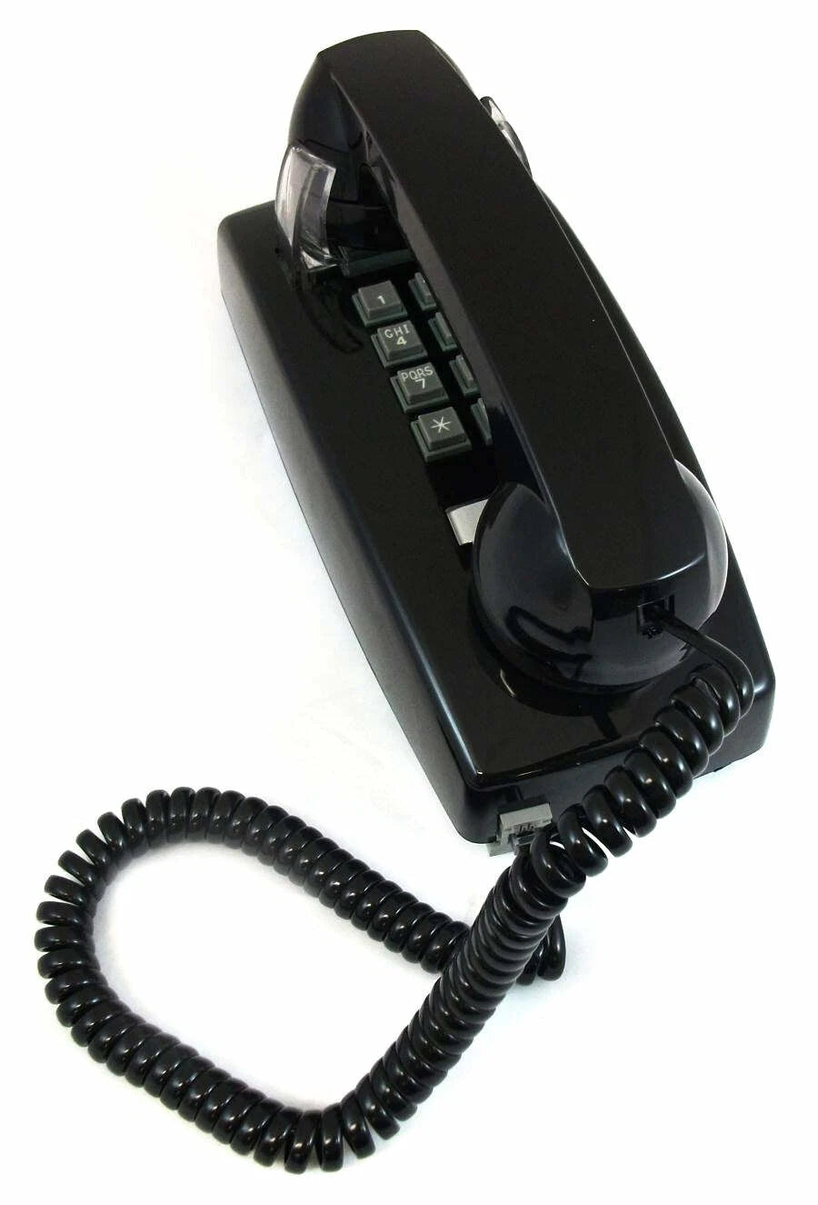 Cortelco 2554-V-BK Wall Phone with Volume Control (255400-VBA-20M)