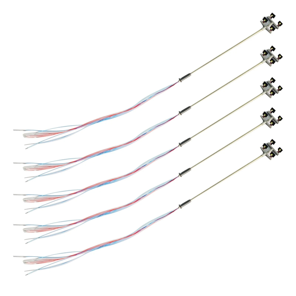 5PCS LED Lamp Lighting Tower for Train Model (1:100 Scale)