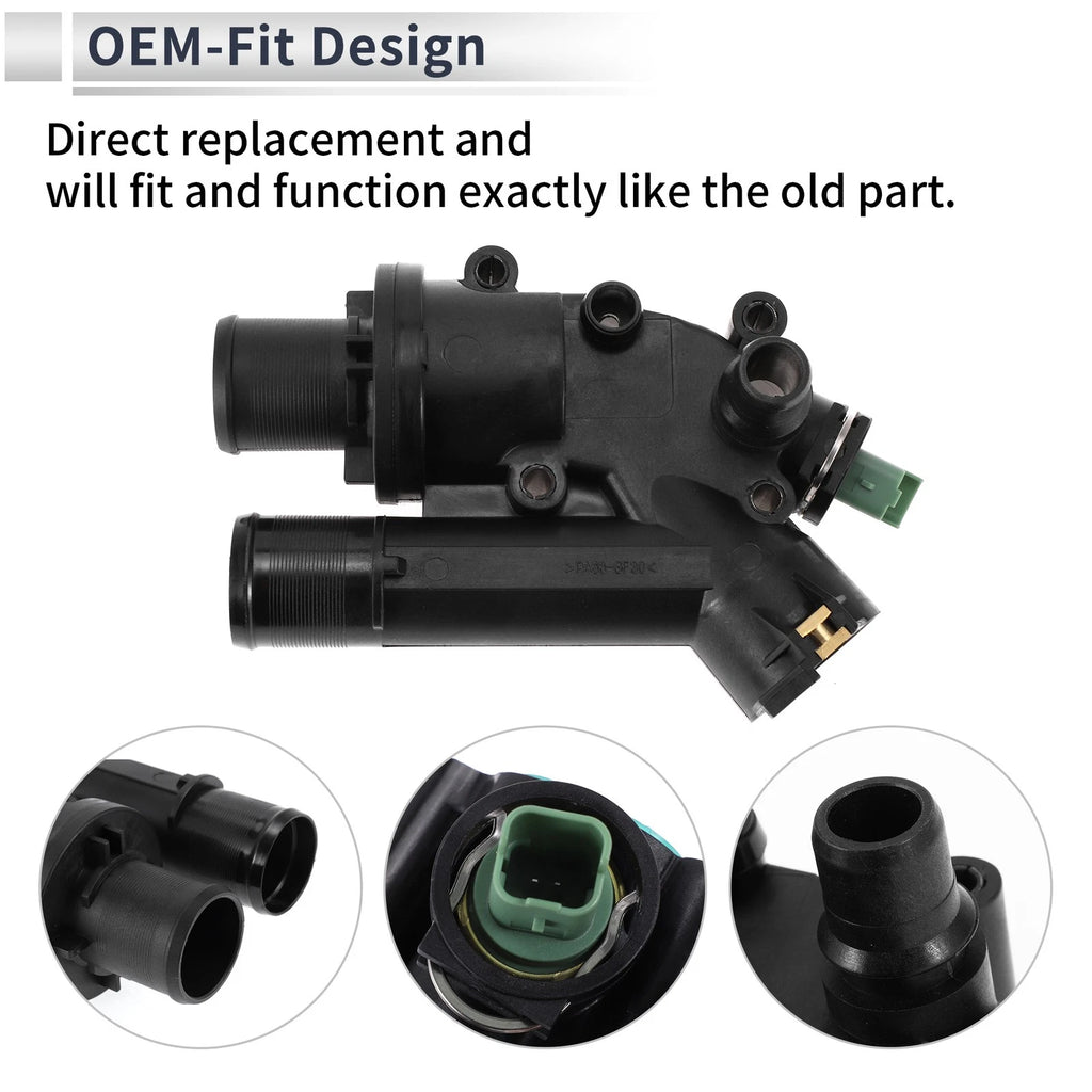 Engine Coolant Thermostat Housing Assembly for Land Rover Range Rover Evoque (2012–2016)