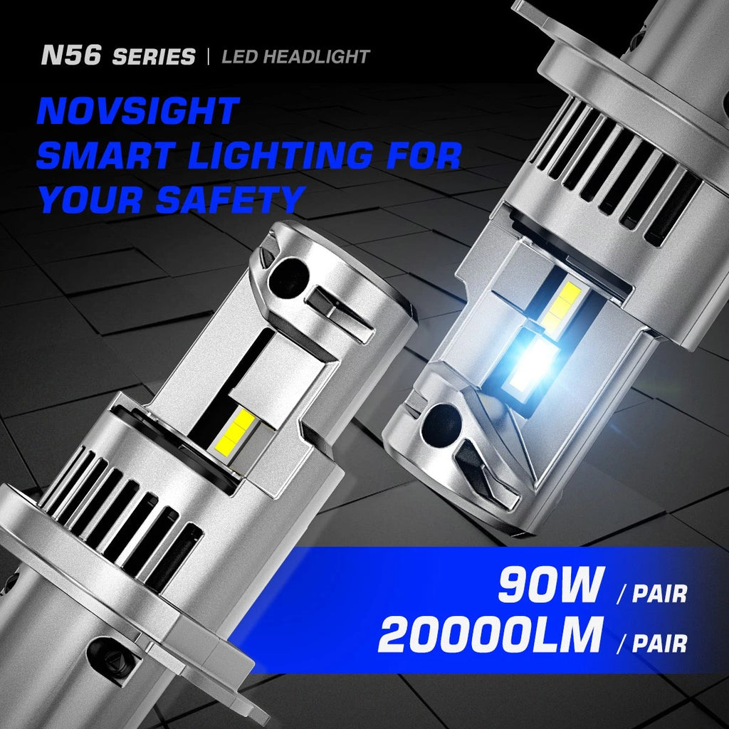 H4 9003 LED Headlight Bulbs for