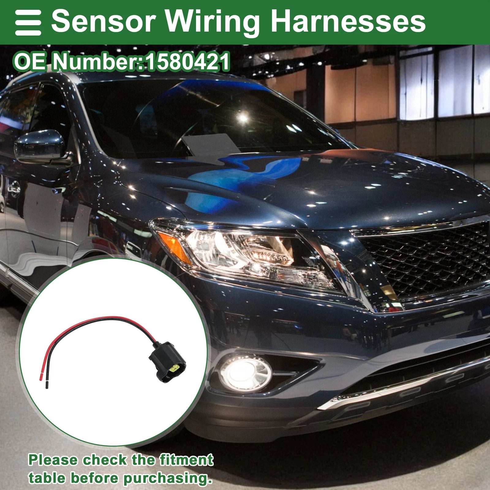 2 Pin Sensor Wiring Harness Replacement for Ford Aspire (1994–1996)
