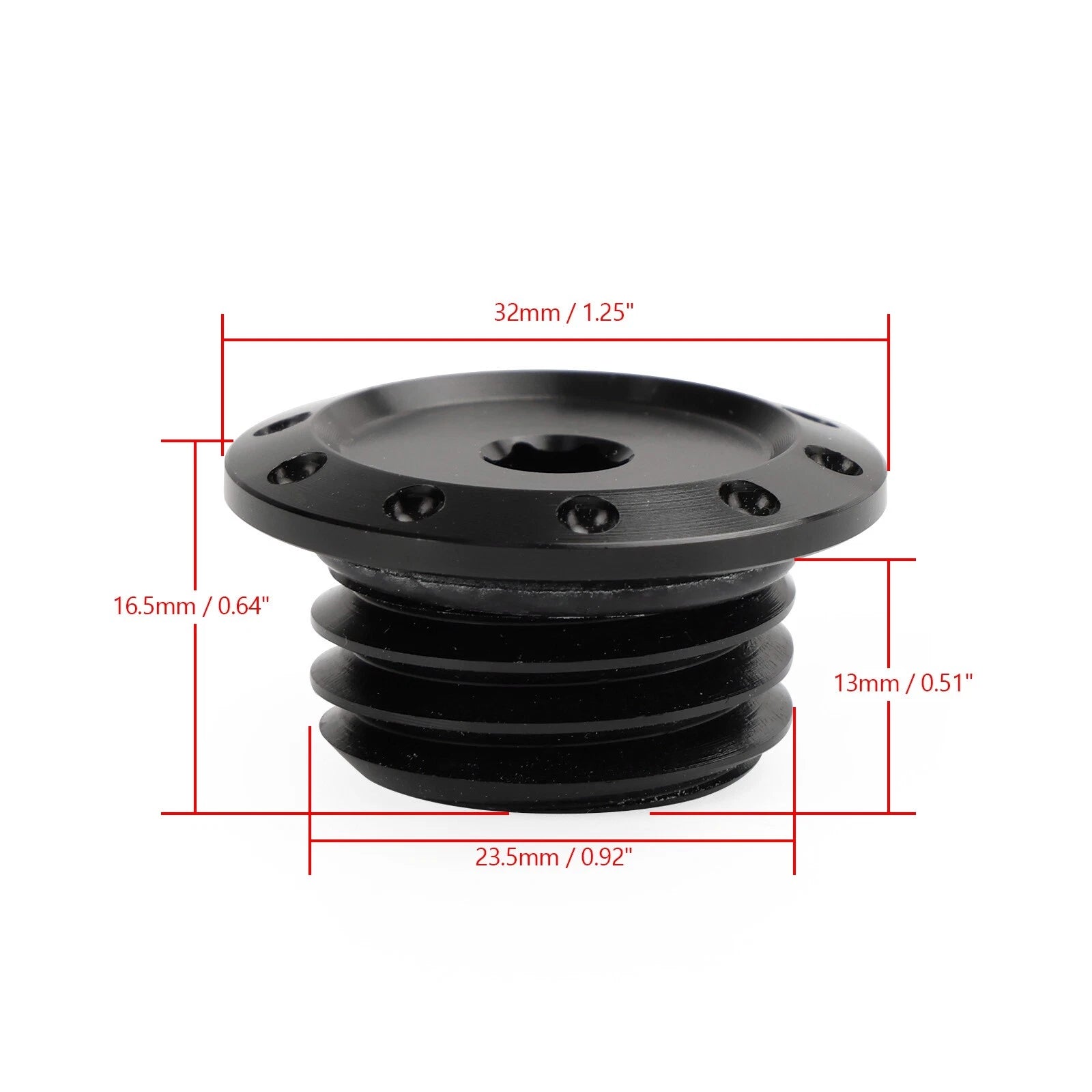 Black Billet Oil Filler Cap for KTM Duke 690 790 890 R Super Duke 990 R 1290 GT