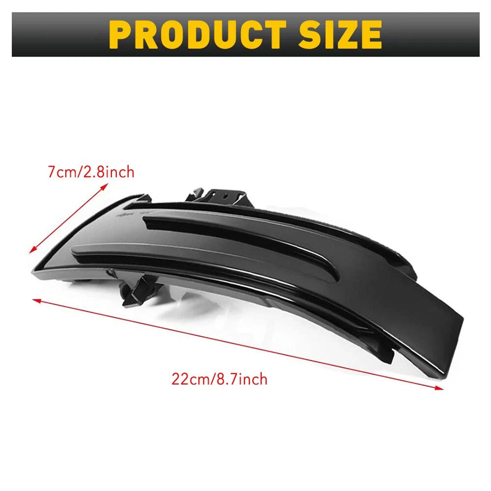 Smoke Sequential LED Side Mirror Lights for Mercedes Benz E CLA GLK (2010–2019)