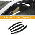 Window Deflectors Side Window Vent Visors for Hyundai Accent Sedan (2012–2017)