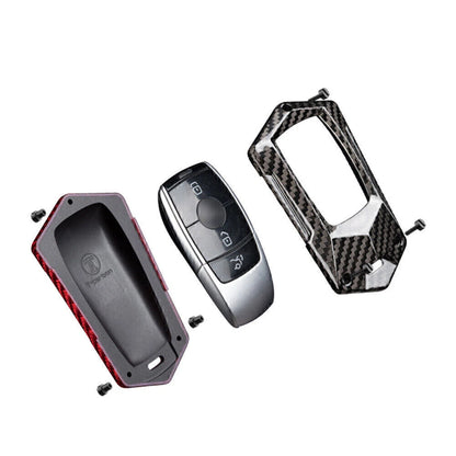 Carbon Key Fob Case Cover for Mercedes Benz E-Class W213 (2017–2023)