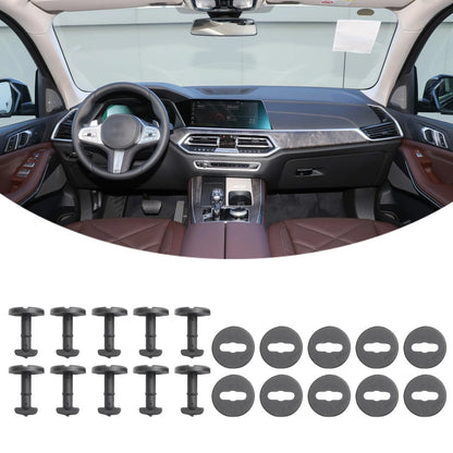 Sturdy Plastic Clips Perfect Fit for BMW E36 E46 E38 E39 Series Pack of 10