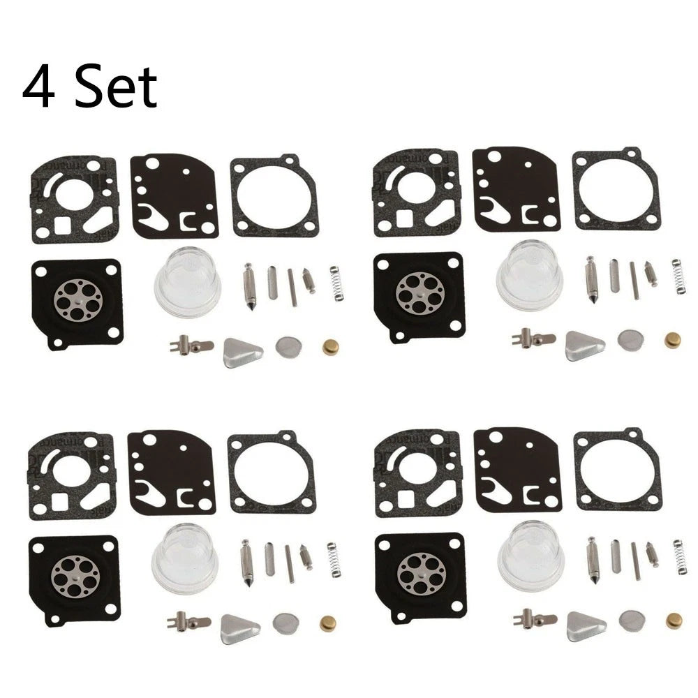 Set of 4 Carburetor Diaphragm Repair Kits for ZAMA C1U C1Q RB-47