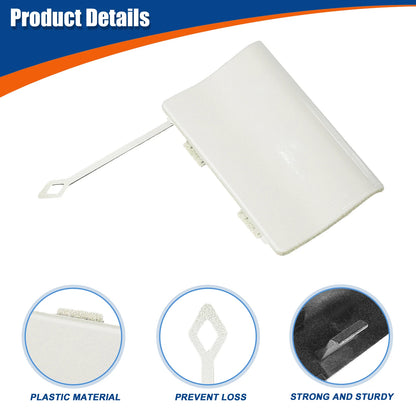 Rear Tow Hook Cover for Mercedes-Benz C-Class (2015–2021) No.A2048850226 White