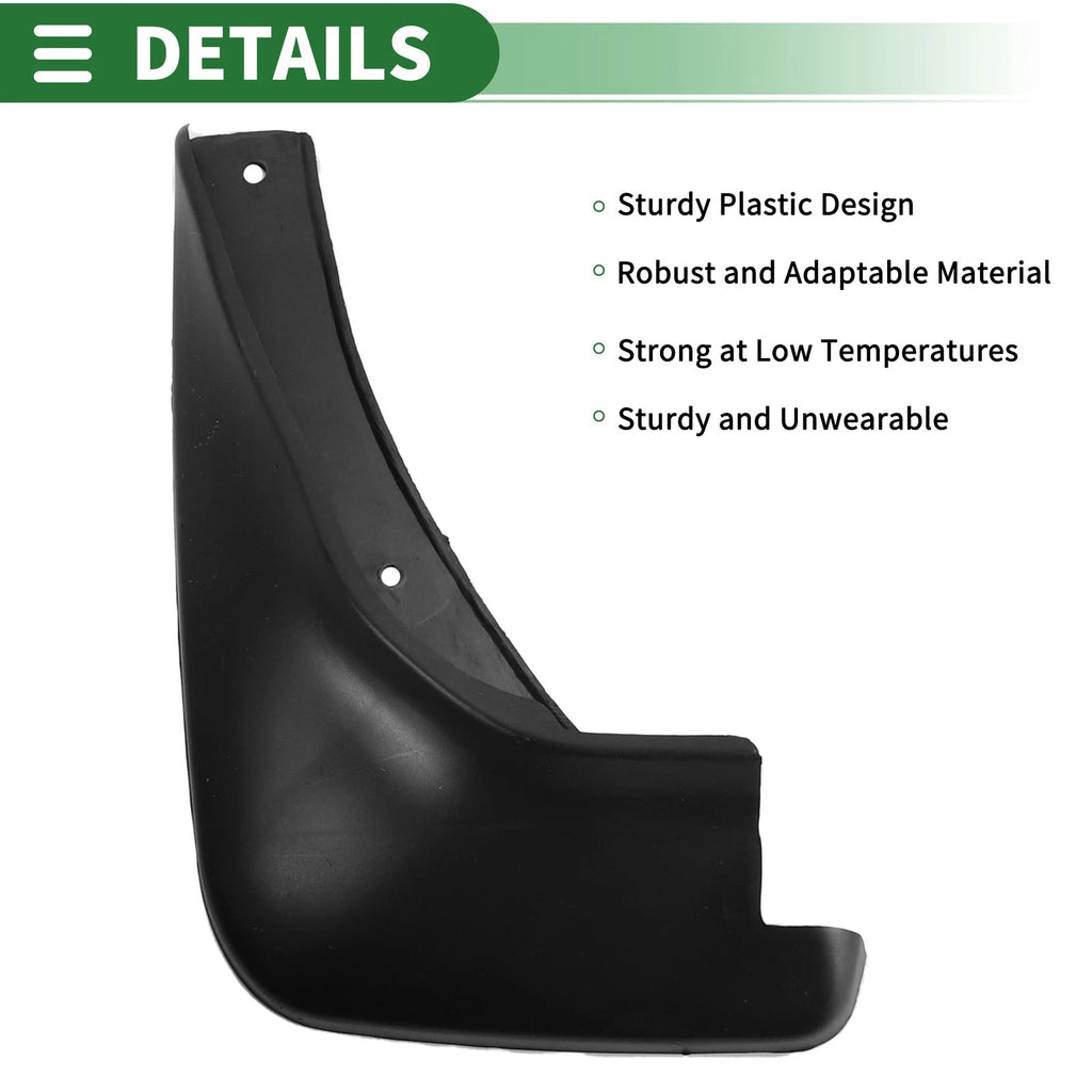 Mud Flaps Splash Guards for Hyundai Accent (2007–2010) W/ Mount Accessories