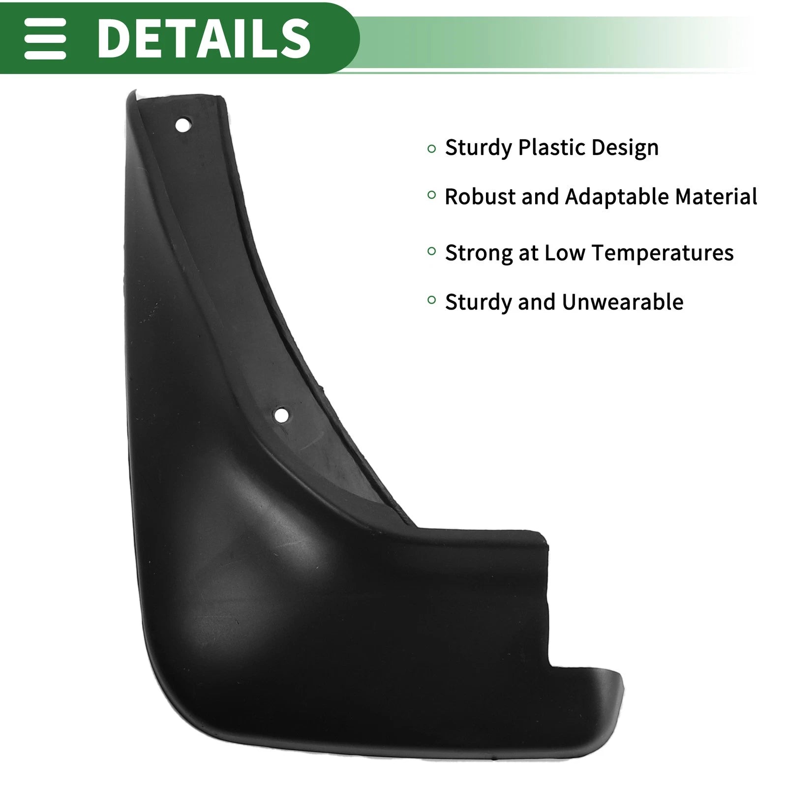 Mud Flaps Splash Guards for Hyundai Accent (2007–2010) W/ Mount Accessories