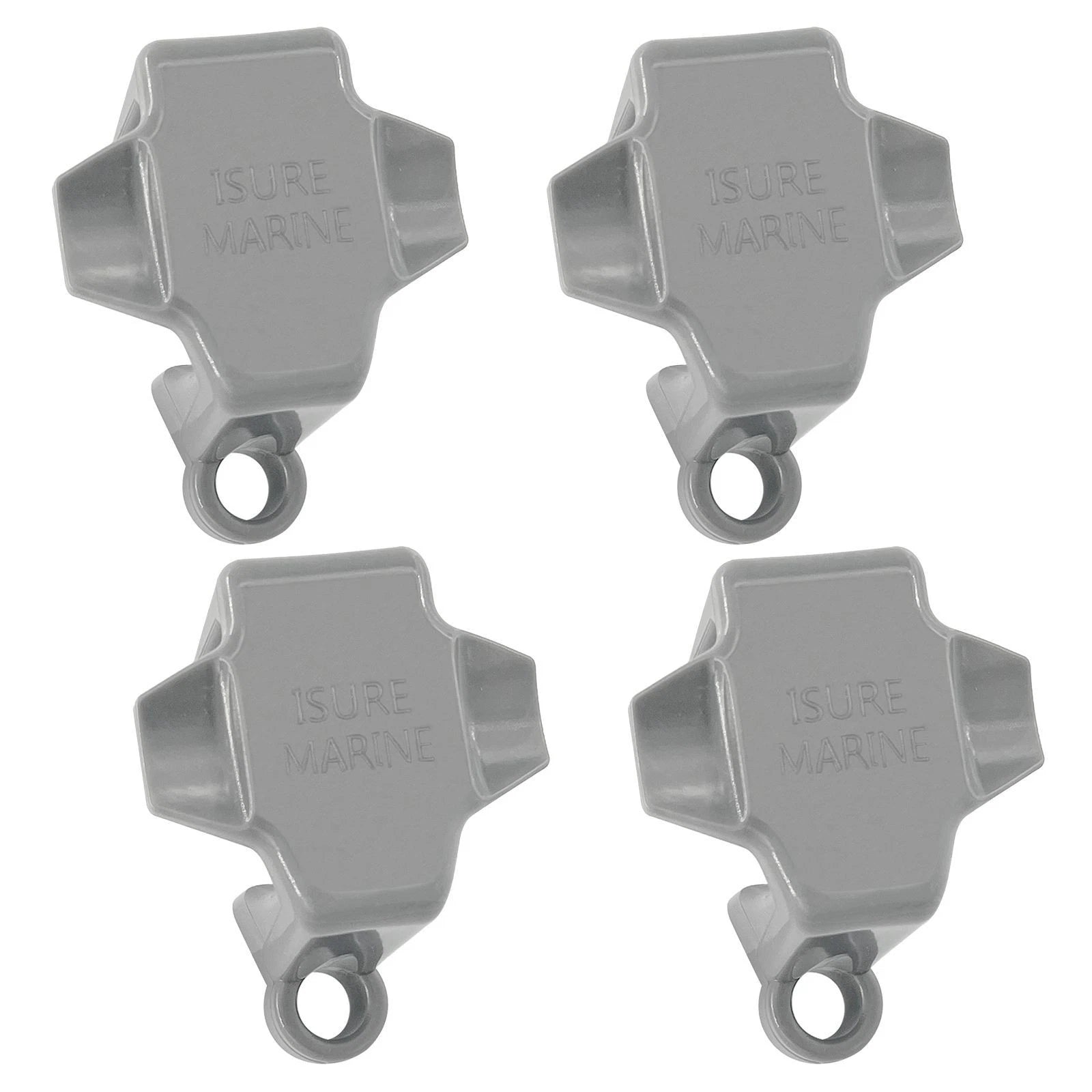 4X Pontoon Boat Rail Clips for Square Tubing