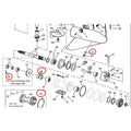 Seal Kit for OMC Cobra 4-CYL 3.0L V6 & V8 Lower Unit (320862, 306394)