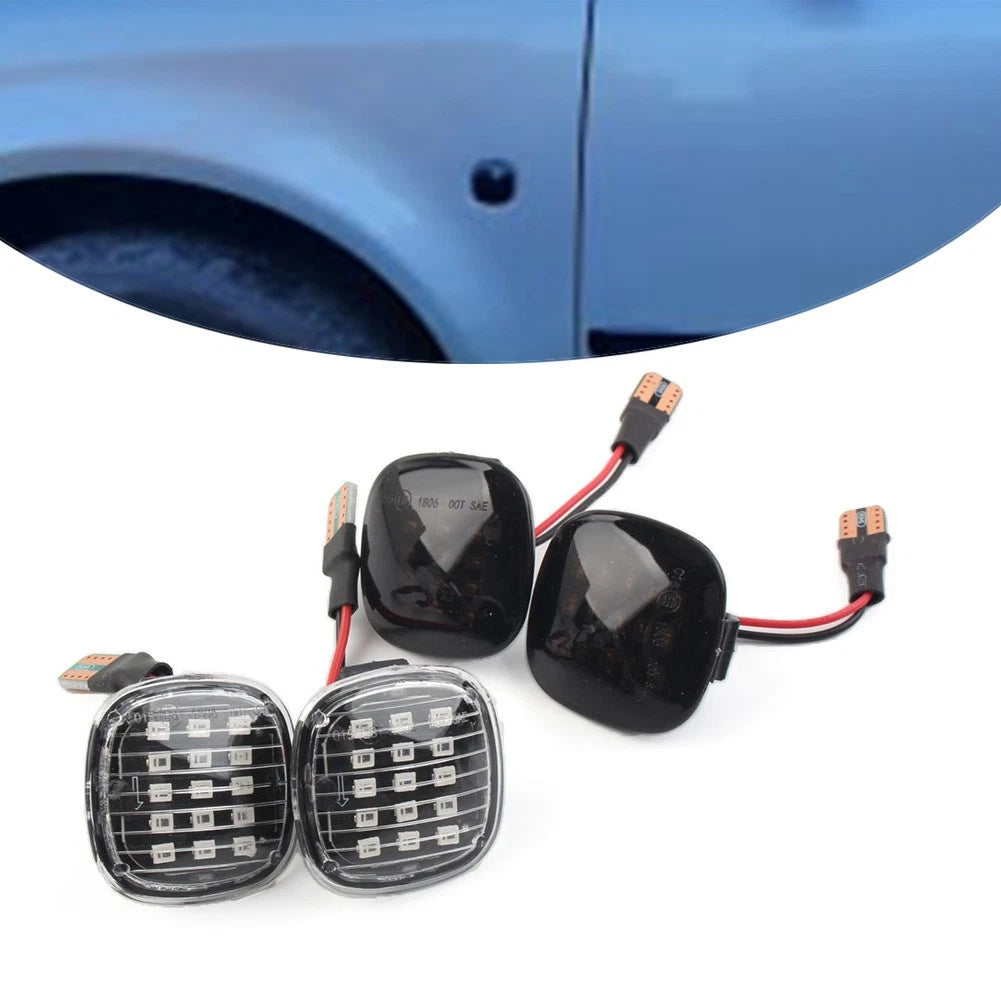 2pc Dynamic LED Side Marker Indicator Light for Audi A3 (2013–2020), SEAT Ibiza (2018–2021), Skoda Octavia (2013–2020)