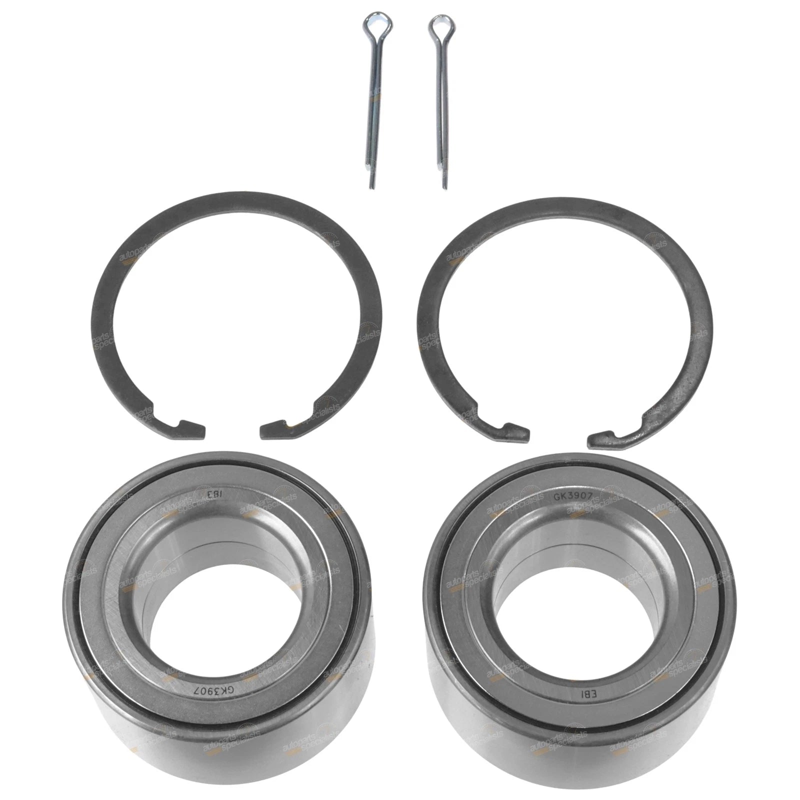 Front Wheel Bearings Pair for Kia Rio (2007–2017) G4ED G4EE G4FA G4FD