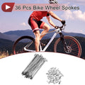 Bicycle Spokes 90mm Steel Galvanized Replacement Set for 12G Wheels (90mm)