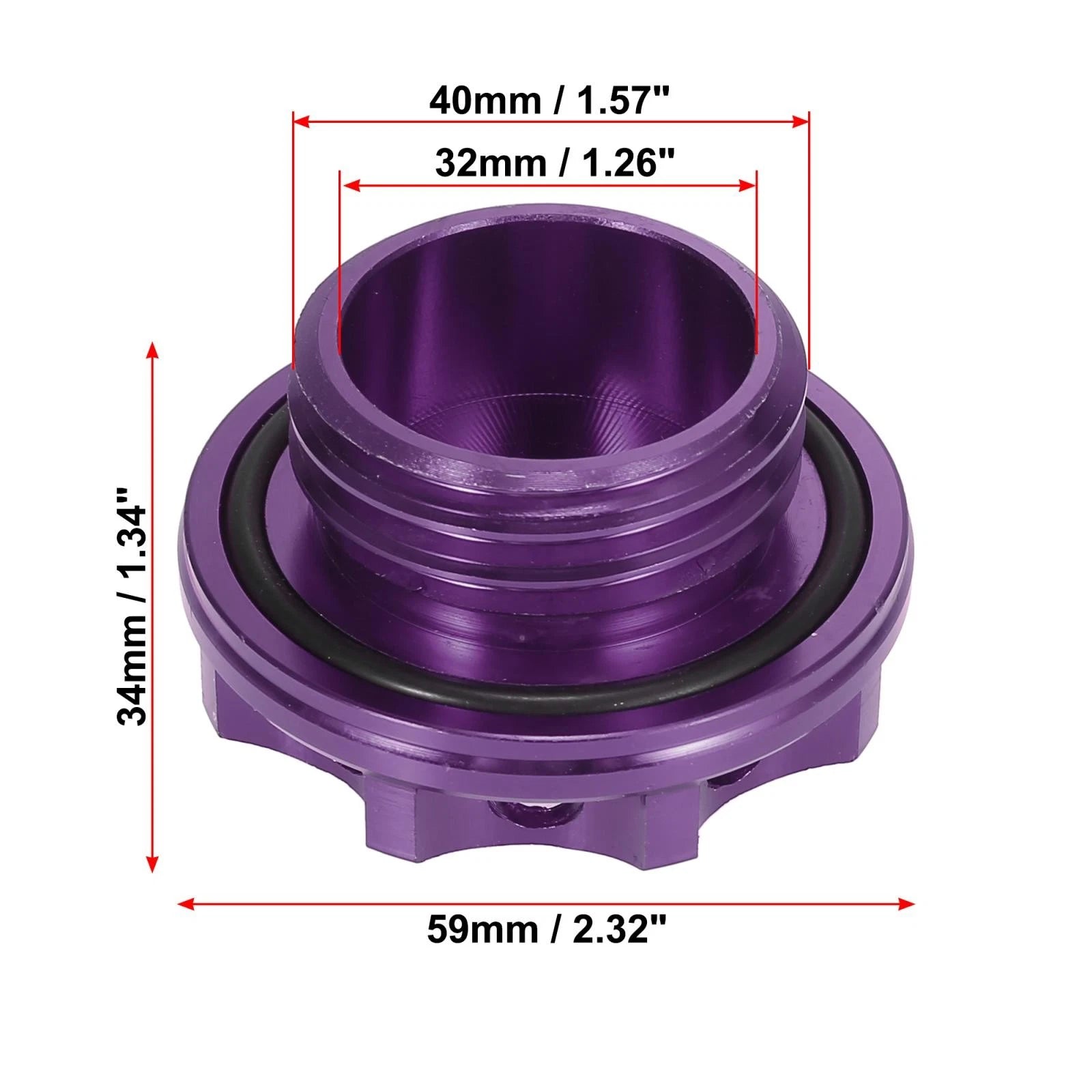 Gas Oil Filler Plug Cover Replacement for Subaru (2008–2017)