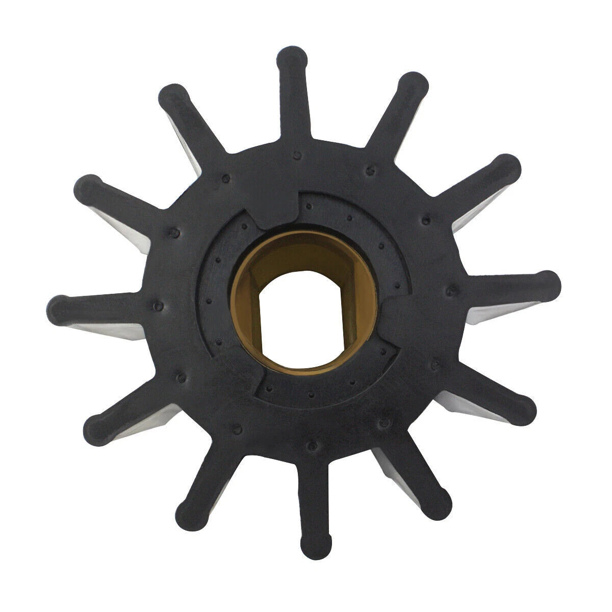 Water Pump Impeller for Detroit Diesel 8927570, Cummins 217308 (Jabsco 17370-0001-P)