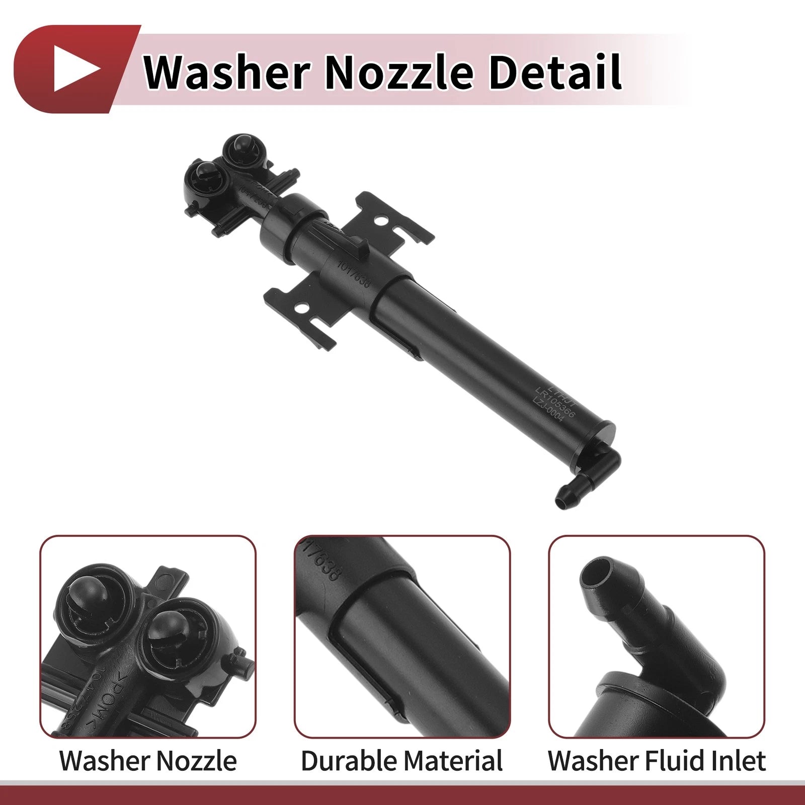 Front Driver Side Headlight Washer Nozzle for Land Rover Range Rover Sport (2018)