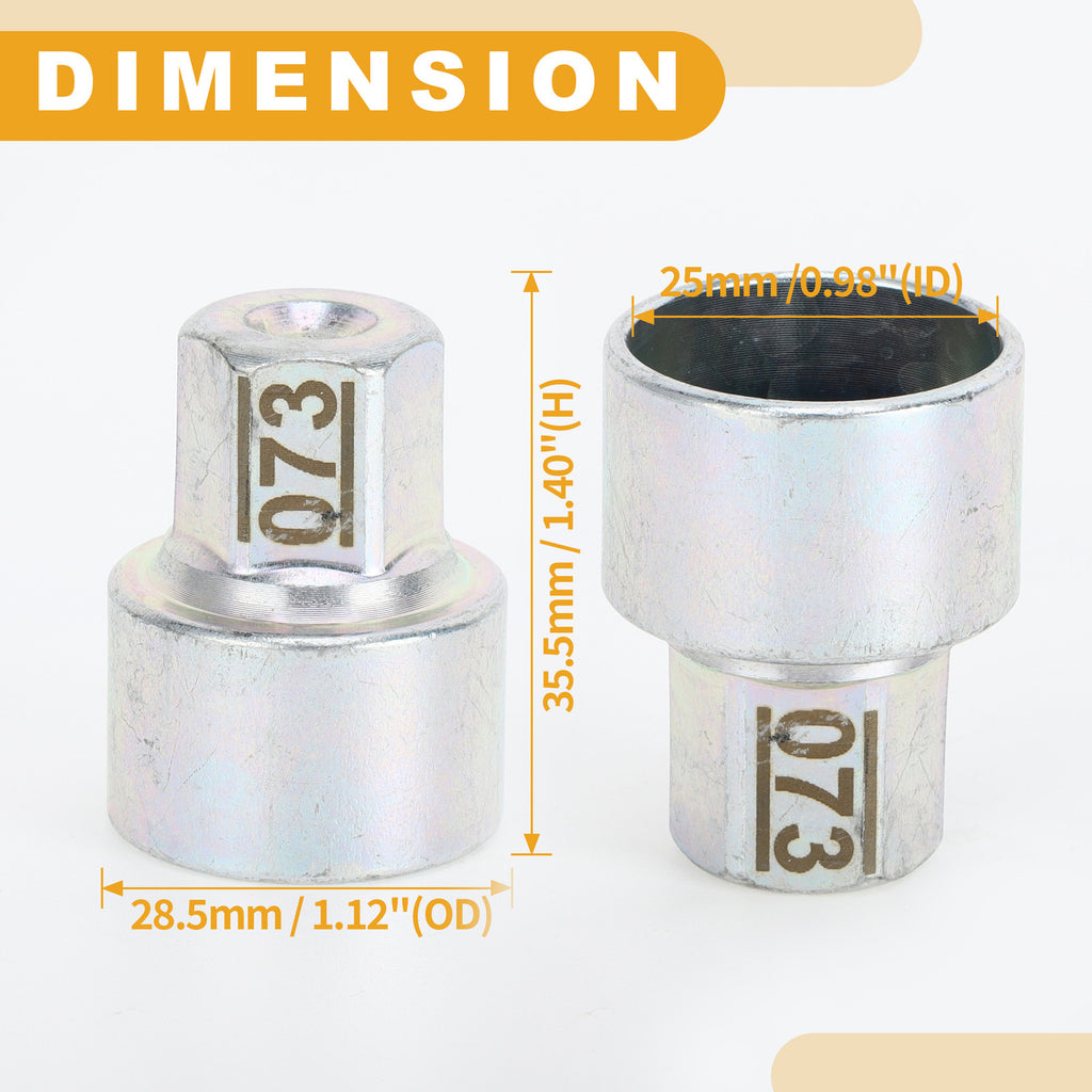 Wheel Lock Lug Nut Key Removal Socket for BMW MINI Cooper (2002–2024)