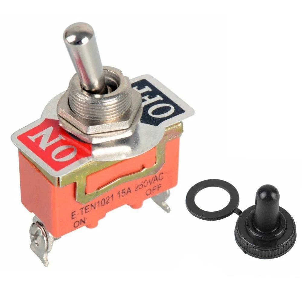 Missile Type 12V ON OFF SPST Toggle Switch for Reliable Circuit Operation