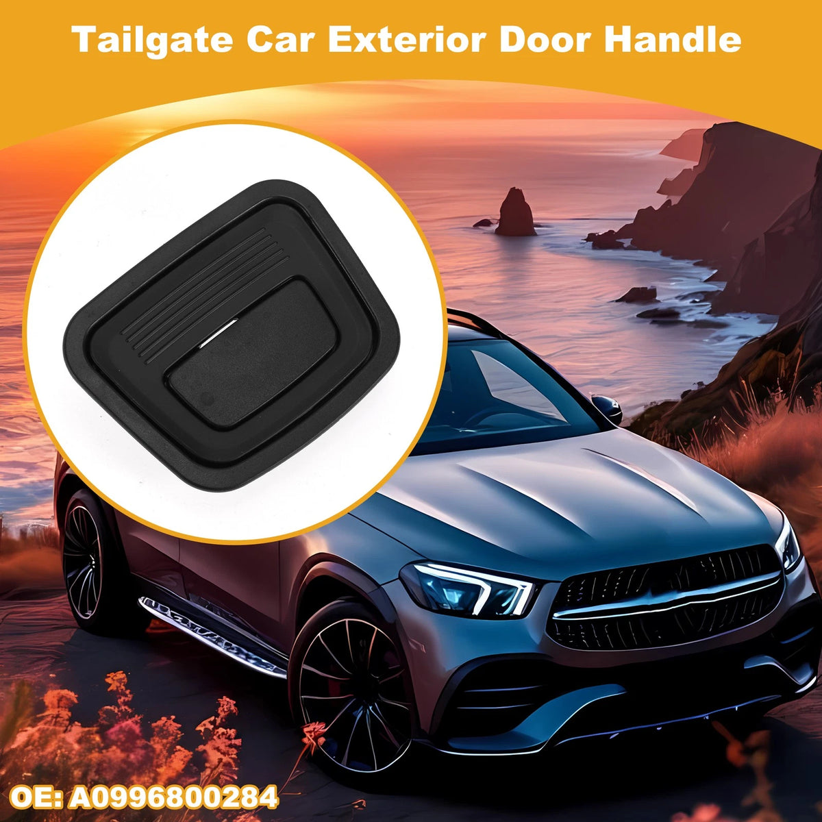 Exterior Door Handle Replacement Left for Mercedes-Benz X166 X253 (2012–2019)