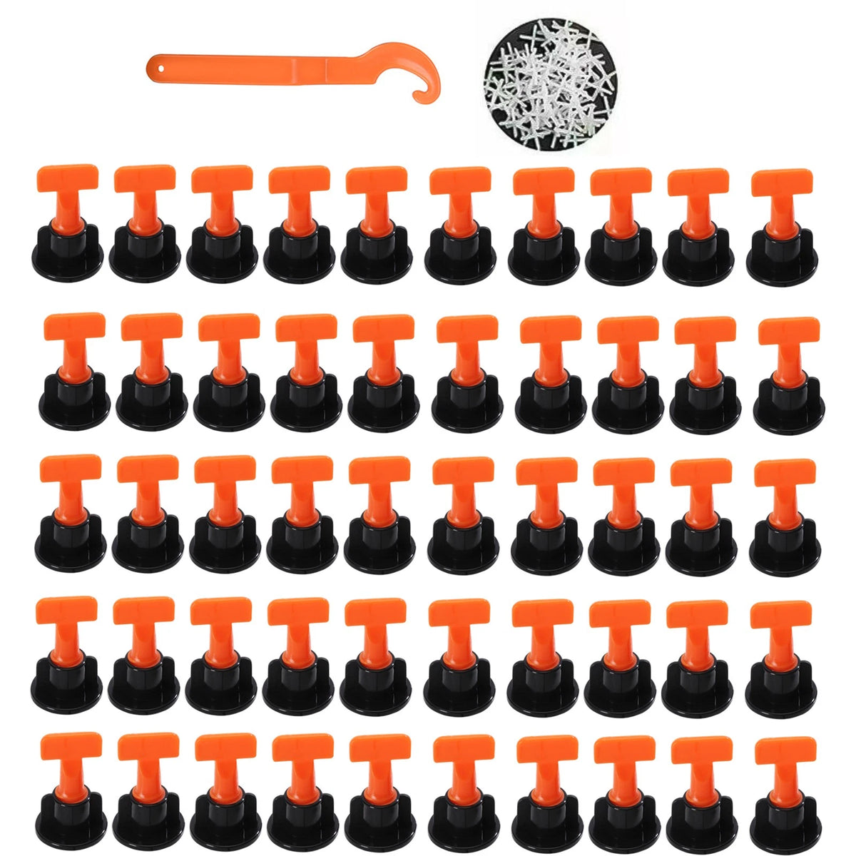 Tile Leveling Spacers Set of 151 for Wall Floor (2-8mm Gap)