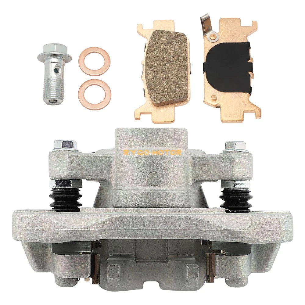 Rear Left Brake Caliper w/Pads for Honda Pioneer 1000, Talon 1000 (2016–2023)