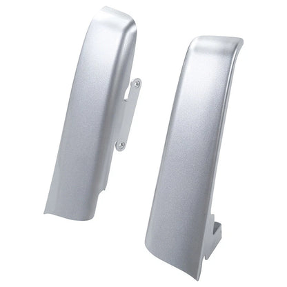 Saddlebag Strips for Harley Street Glide (2014–2023) Silver Black Honeycomb Fade