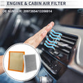 Cabin Air Filter Combo Replacement for Chevrolet Impala 2.5L (2014–2019)