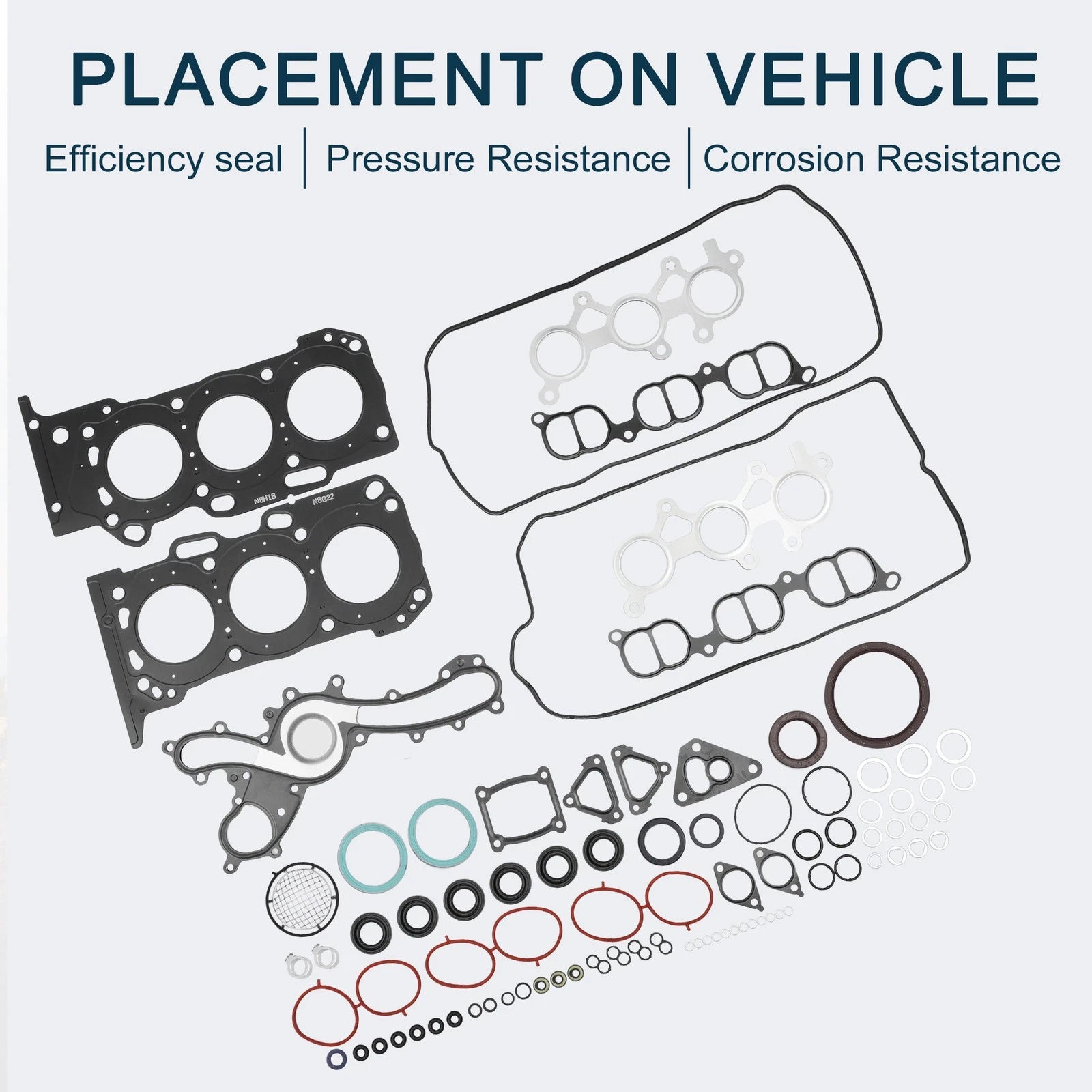 Cylinder Head Gasket Kit Replacement for Toyota 4GR Engine (2009–2018)