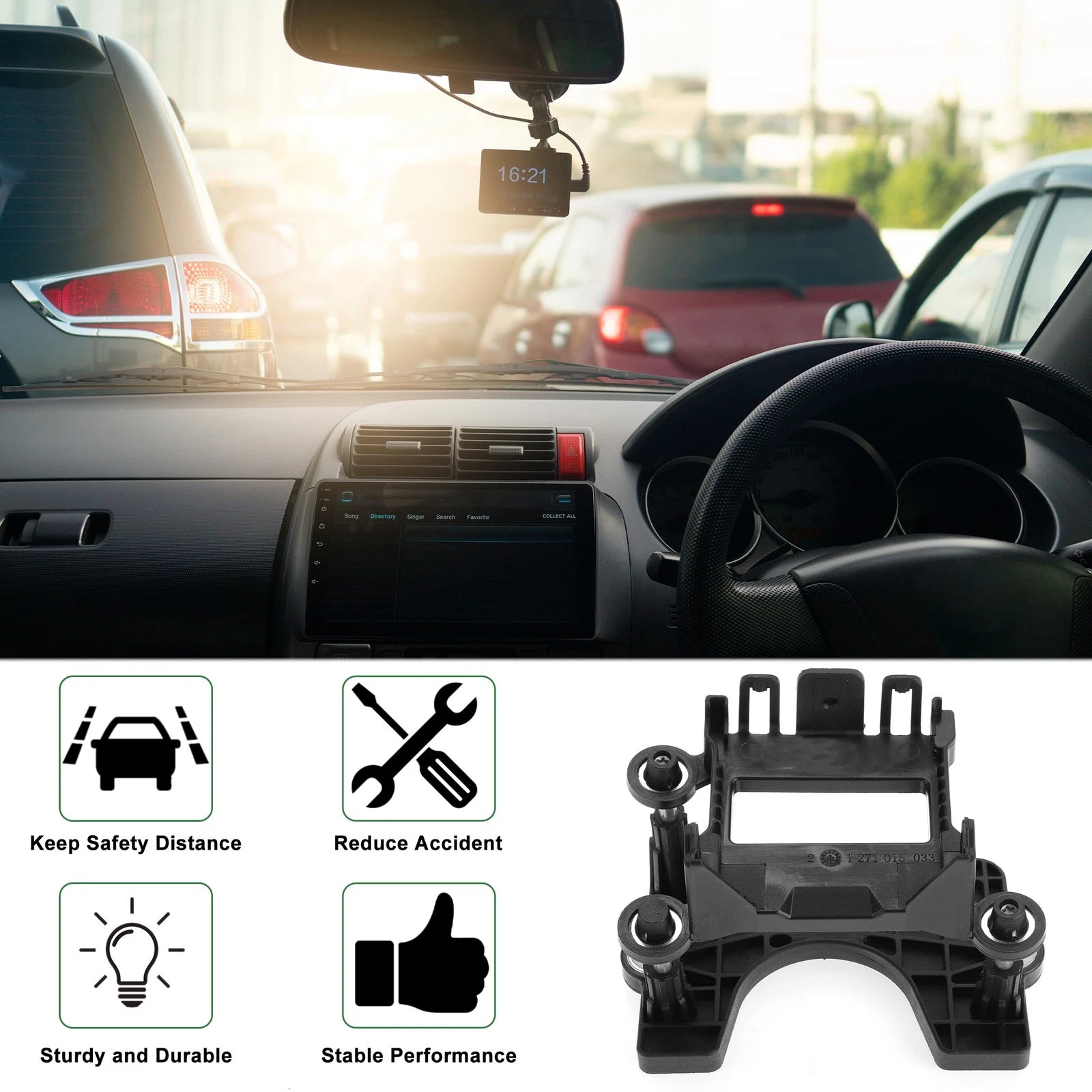 Cruise Control Radar Sensor OEM Replacement for Volkswagen Golf 7 Passat B8 (2015–2018)