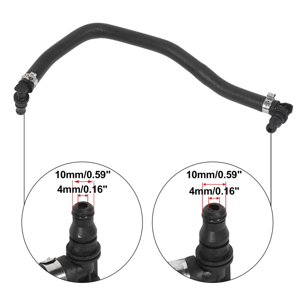 Radiator Vent Hose Rubber Replacement for Mercedes-Benz C250 (2012–2015)