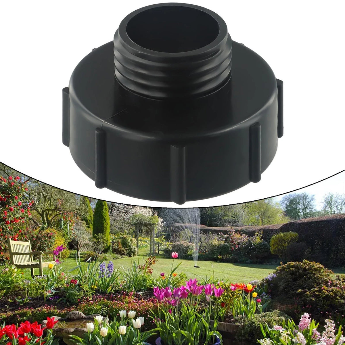 IBC Tote Tank Valve Drain Adapter for Garden Hose Connector Tools