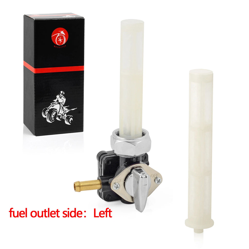 Fuel Valve Petcock 22mm Left Exit for Harley (VACUUM)