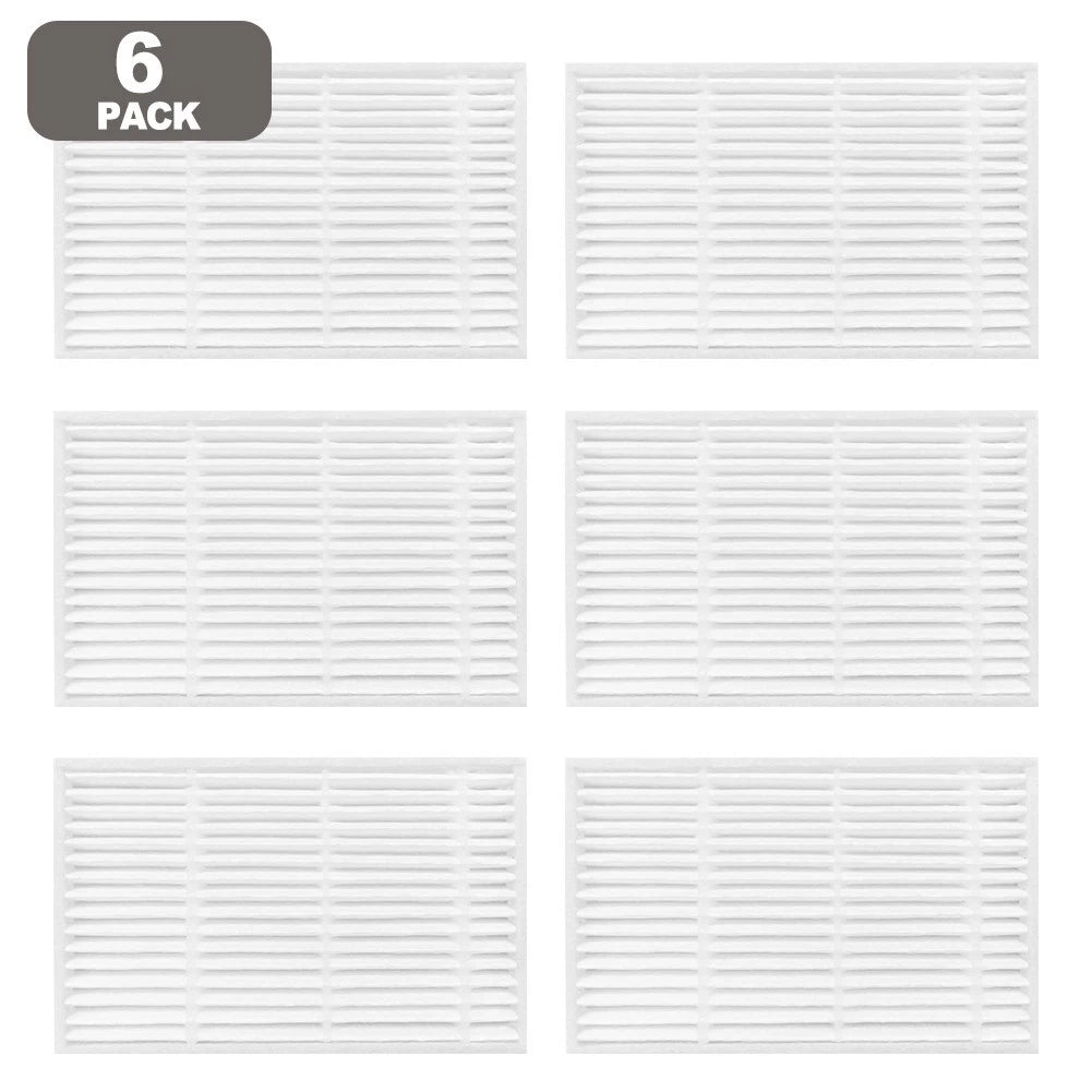 Filter Kit for Vyzzle D10 Robotic Vacuum Cleaner (Includes 6 Filters)