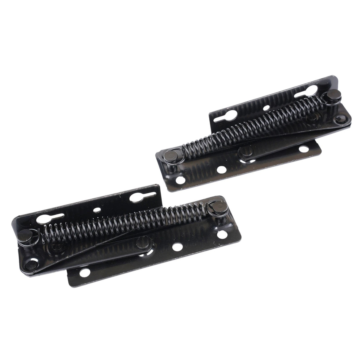 2Pcs Adjustable Angle Mechanism Hinge for Sofa Bed Hardware Black Steel