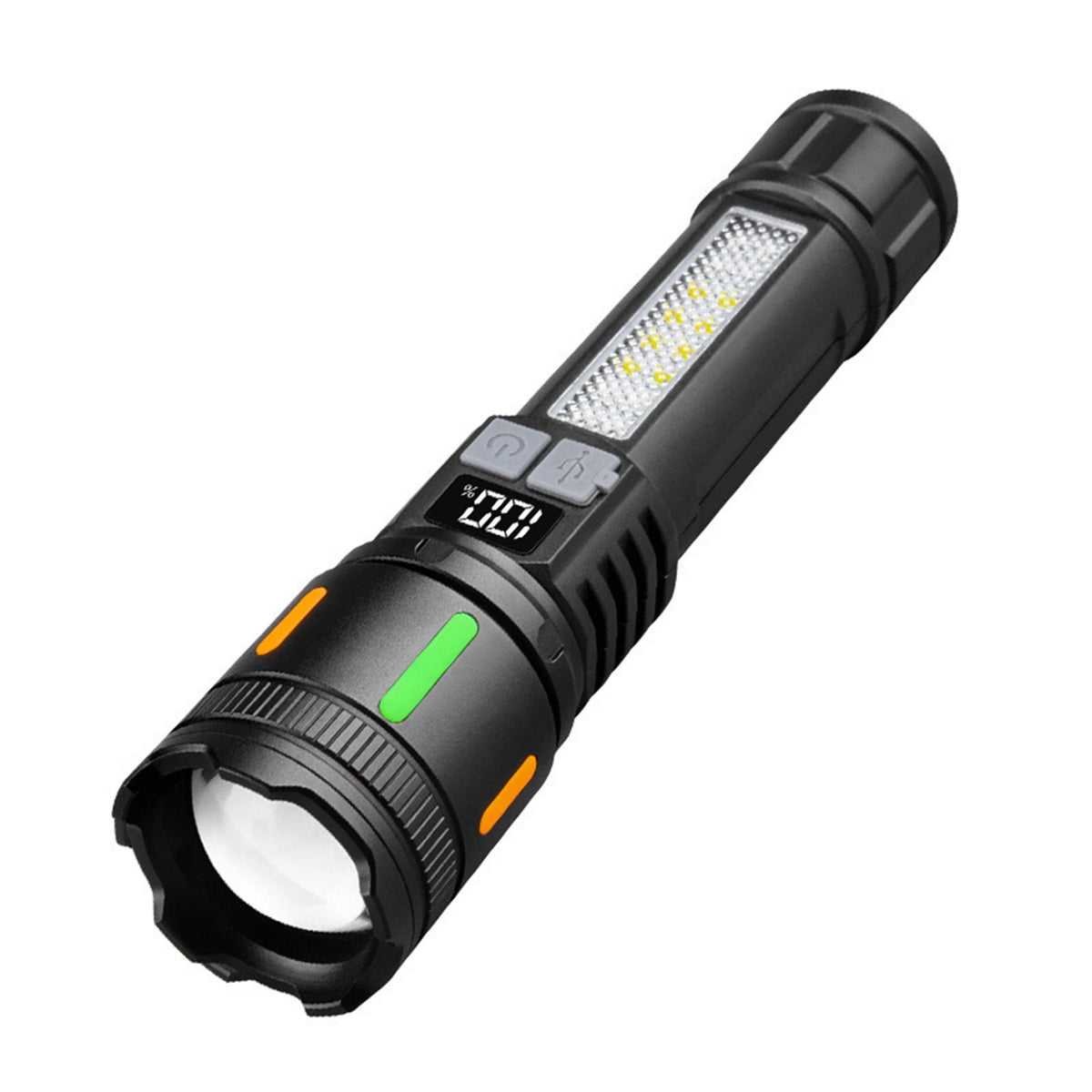 3000 Lumens Rechargeable Flashlight with 5 Modes for Camping Hiking