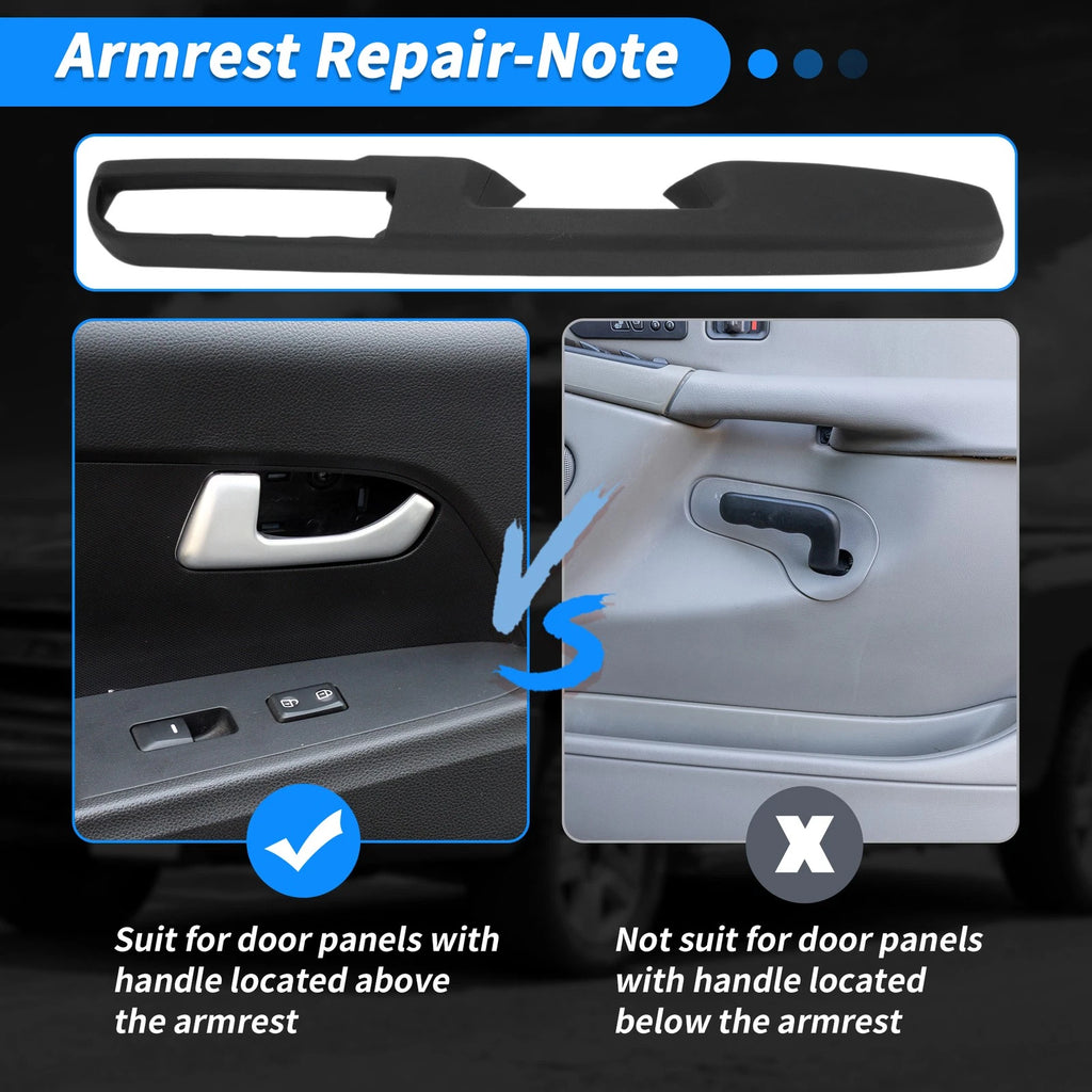 Armrest Repair Front Right Passenger Side for Chevrolet Silverado (2009–2013)