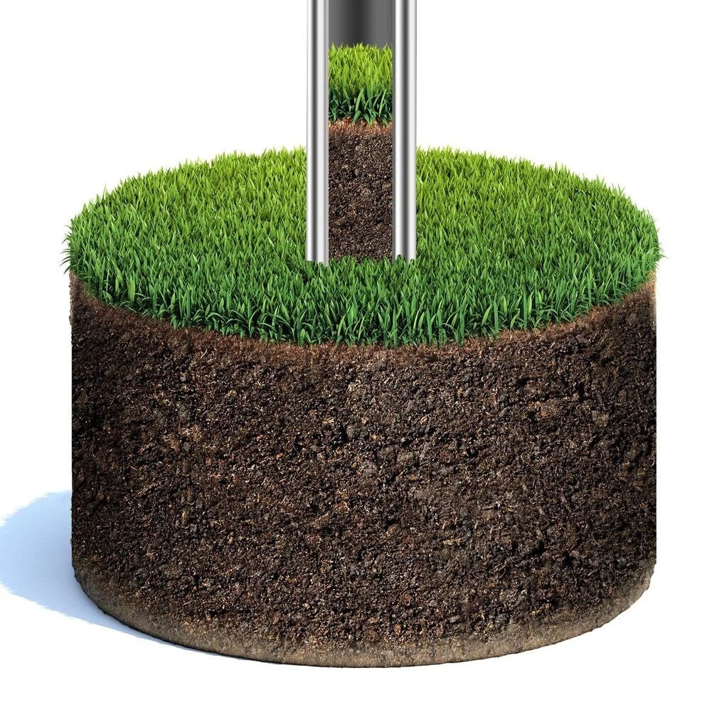 T-Handle Soil Probe for Easy Assembly with Foot Pedal Operation